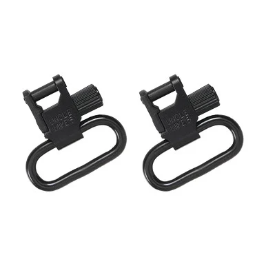 Uncle Mike's Black QD SS 1" Swivel Set