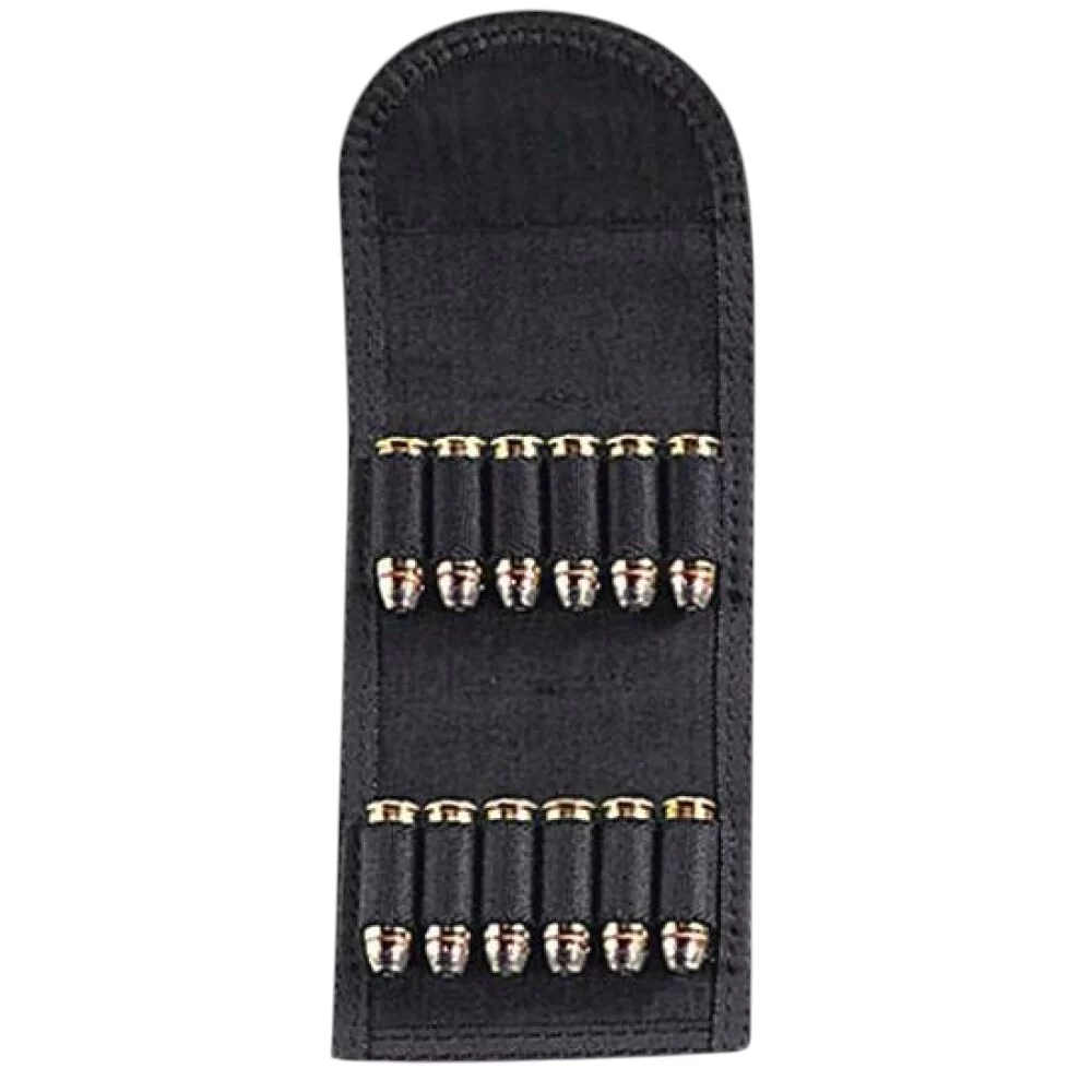 Uncle Mike’s Folding Handgun Cartridge Carrier, Black Cordura Nylon