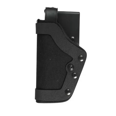 Uncle Mike’s Slimline Pro-3 Retention Duty Holster, Black Kodra, Left Hand, Fits Sig 9mm, .38S, .40, .45