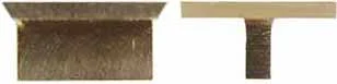 Underlug for pin, milled brass, .500" dovetail