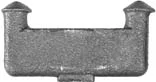 Underlug Staple, solid for barrel pins