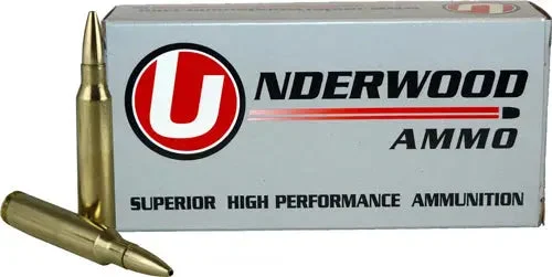 UNDERWOOD 22-250 REM 38GR CONTROLLED CHAOS 20RD