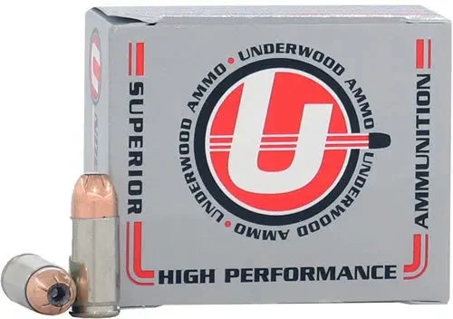 UNDERWOOD 380 ACP 90GR BONDED JHP 20RD