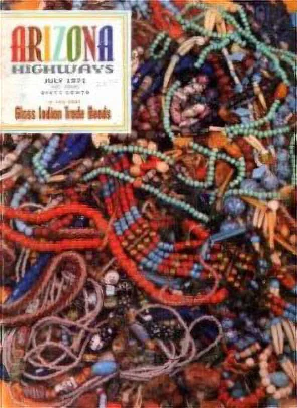 Used – Arizonia Highways – Glass Indian Trade Beads