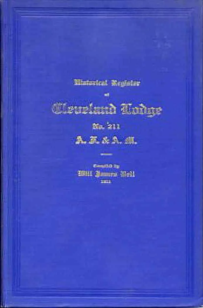 Used – Historical Register of Cleveland Lodge No 221