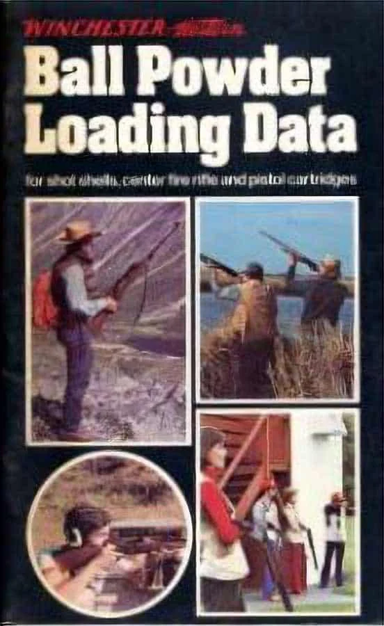 Used – Winchester – Western – Ball Powder Loading Data