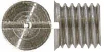 Vent,Touch Hole Liner,3/8-24 thread, stainless steel,slotted for easy removal