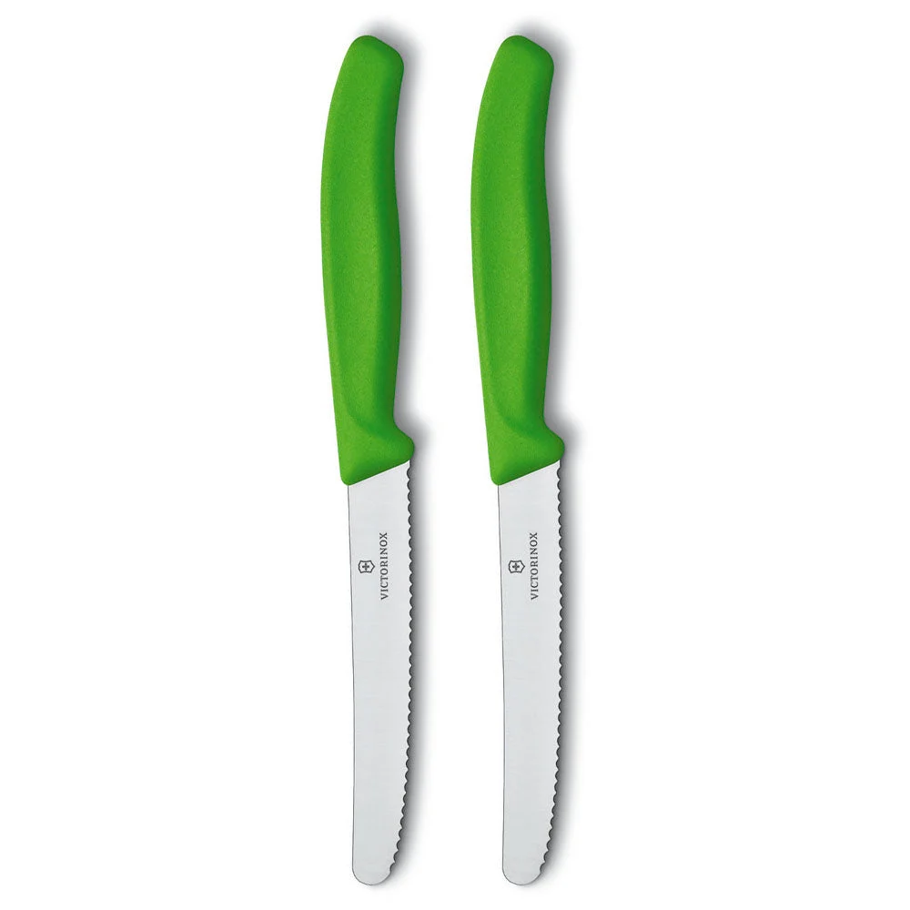 Victorinox Classic 2-Piece 4.5″ Serrated Utility Knife Set