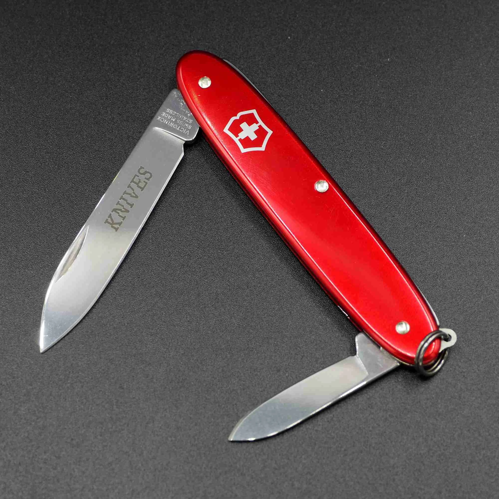 Victorinox Excelsior 84mm Alox Edition KNIVES red