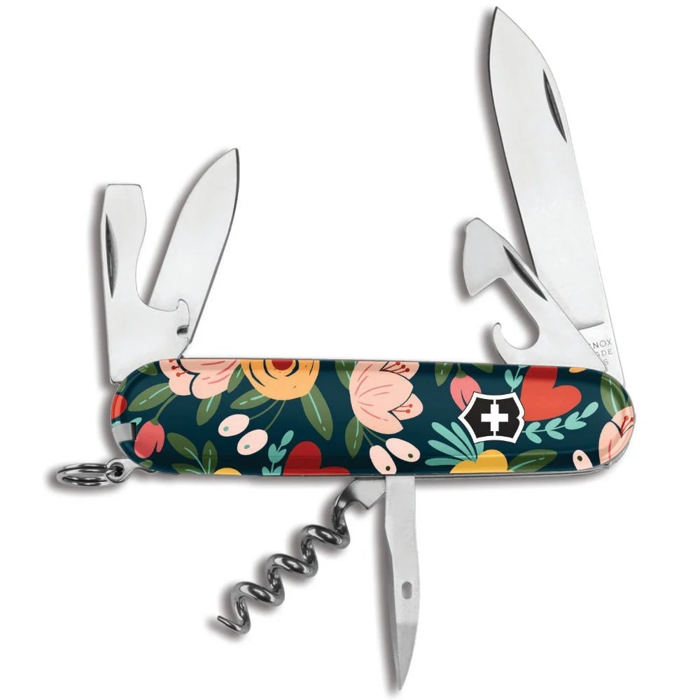 Victorinox Hearts and Flowers Spartan Designer Swiss Army Knife