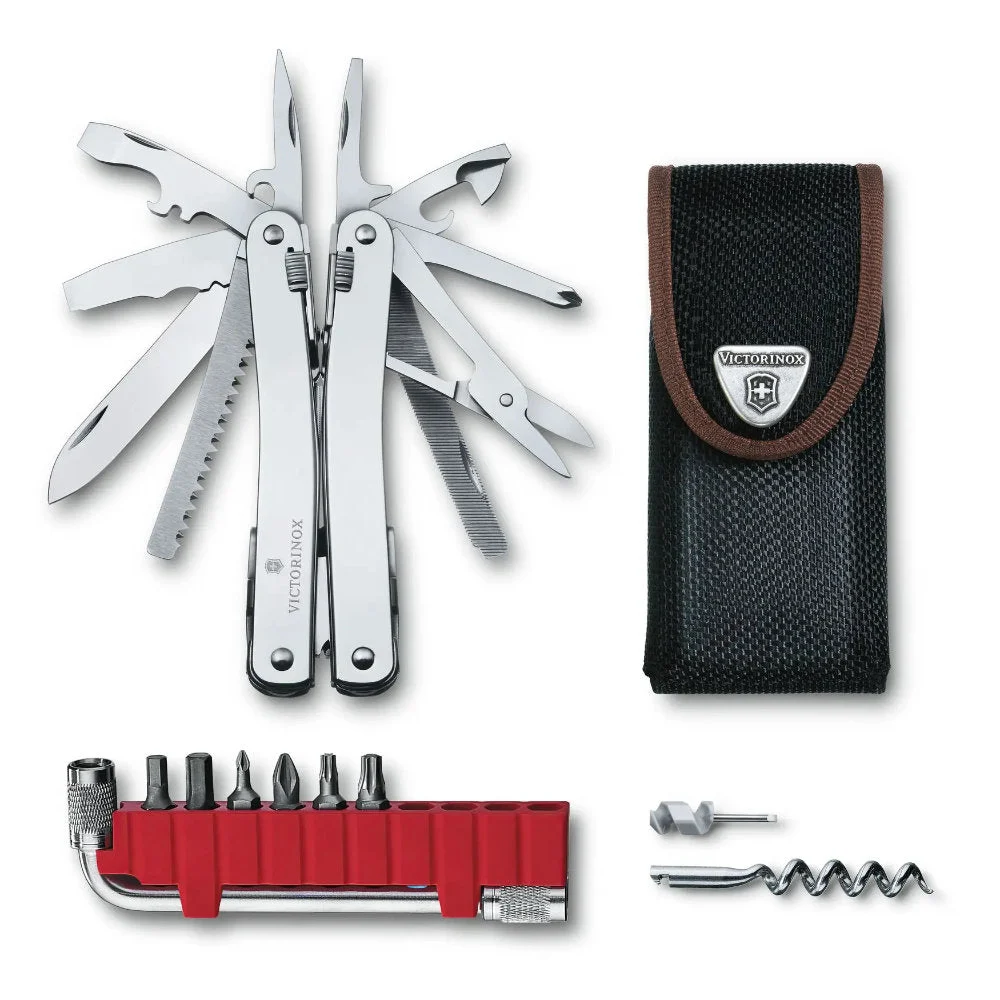 Victorinox SwissTool Spirit Plus Pointed Multi-tool with Nylon Pouch