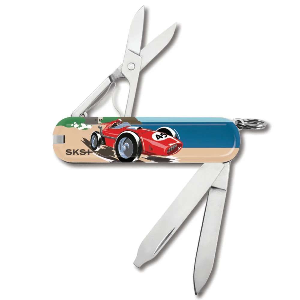 Victorinox Vintage Race Car Classic SD Designer Swiss Army Knife