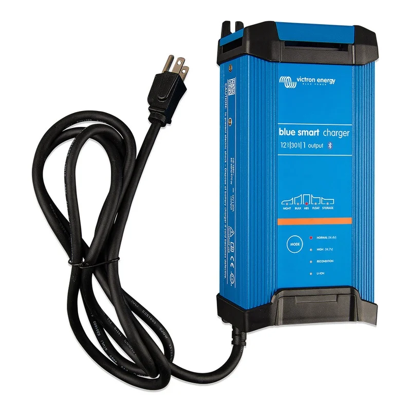 Victron Blue Smart IP22 12VDC 30A 1 Bank 120V Charger – Dry Mount [BPC123047102]