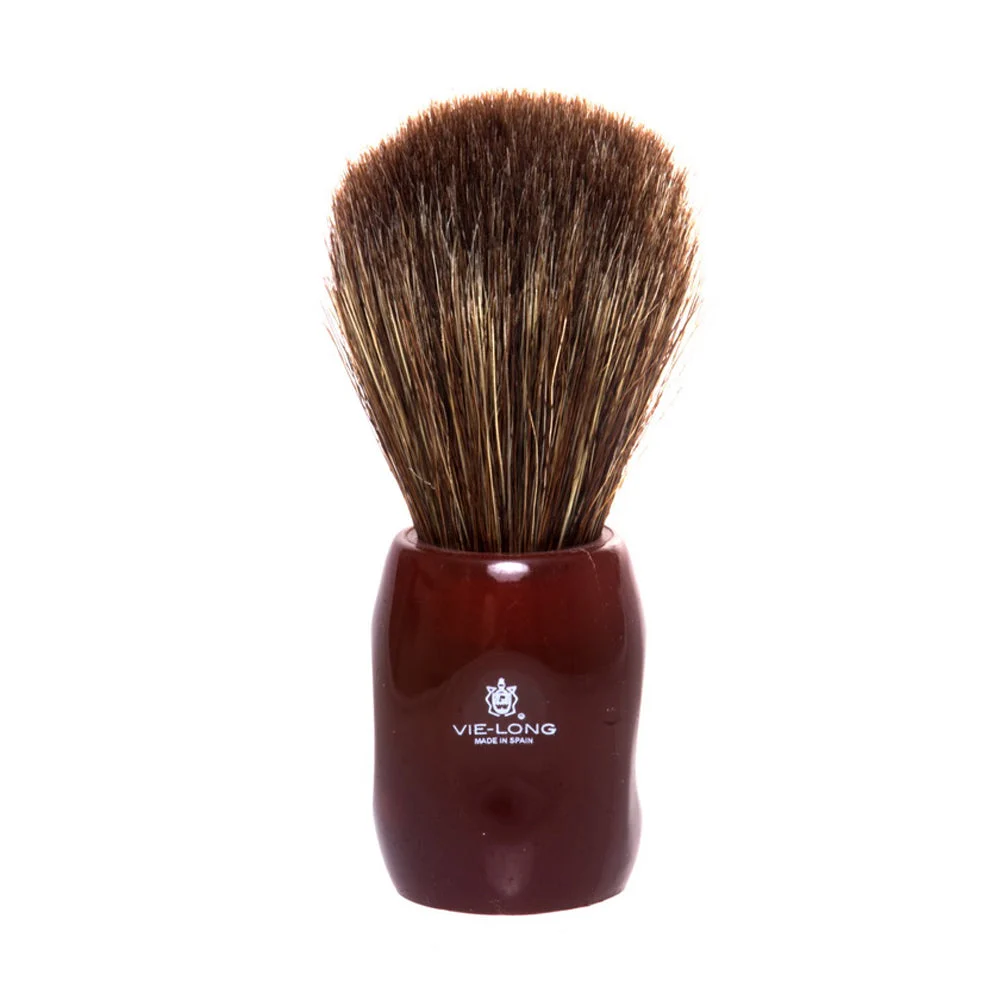 Vie-Long Peleon Horse Hair Shaving Brush – Red Handle