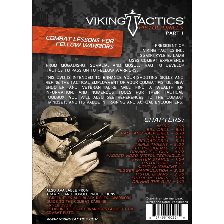 Viking Tactics Pistol Drills Part I DVD
