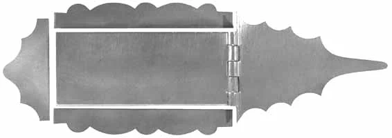 Vincent Rifle Capbox Kit, nickel silver,about 6" overall length