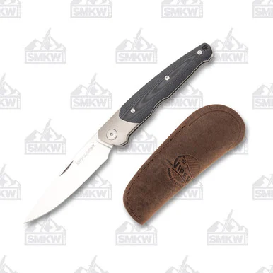 Viper Key Black G-10 Titanium Bolsters 2.99In. Drop Point V5978FGB