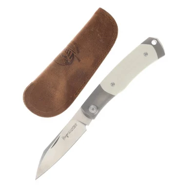Viper Knives Hug 2 Folding Knife Ivory G10 3.125in Plain Satin Blade V5994GI