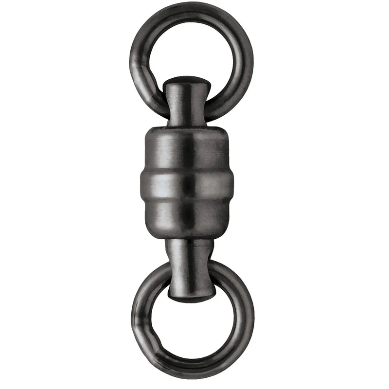 VMC BSHBSWR Black Stainless Steel Heavy-Duty Ball Bearing Swivel #4 – 280lb *3-Pack [BSHBSWR#4]
