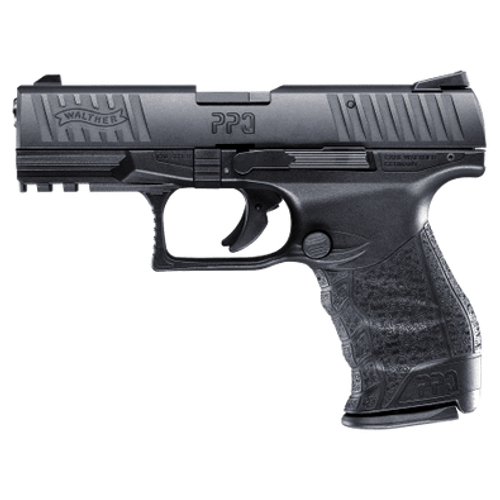 Walther Arms 5100300 PPQ M2 22 LR 12+1 4″ Black Steel Threaded Barrel, Matte Black Tenifer Serrated Slide, Black Polymer Frame w/Picatinny Rail, Black Polymer Grip, Firing Pin/Trigger Safety, Ambidextrous