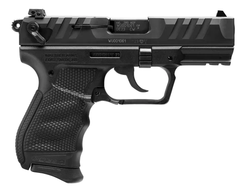 Walther PD380 380 ACP, 3.7" Barrel, Black, Picatinny Rail, 9rd