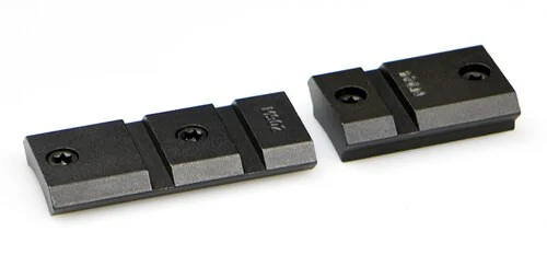 Warne 2 Piece Maxima Steel Base, Cva-V2 Series, Round Barrel, Extended Rear Base, Matte