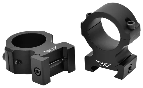 Warne Scope Mounts Vapor Horizontal, 1", High Rings, Matte Finish, Black, Fits Picatinny