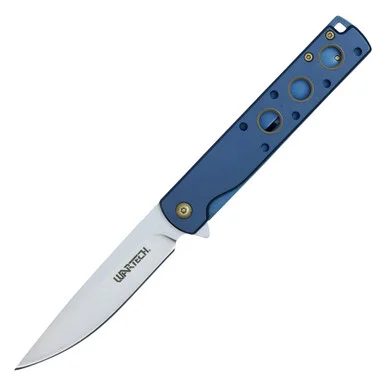 WarTech Assisted Stiletto Knife Blue NTPWT376BL