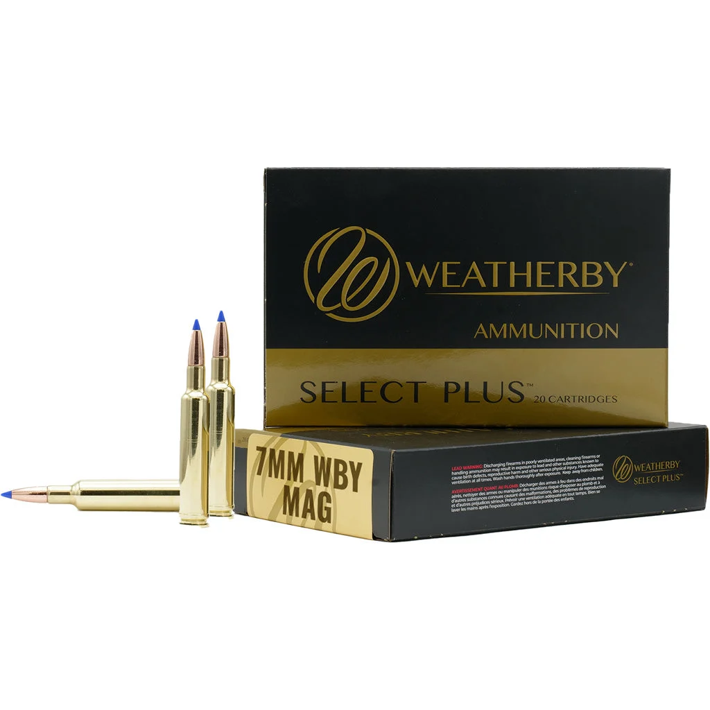 Weatherby F7MM150SCO Select Plus Swift Scirocco150 Grain 7mm Weatherby Mag