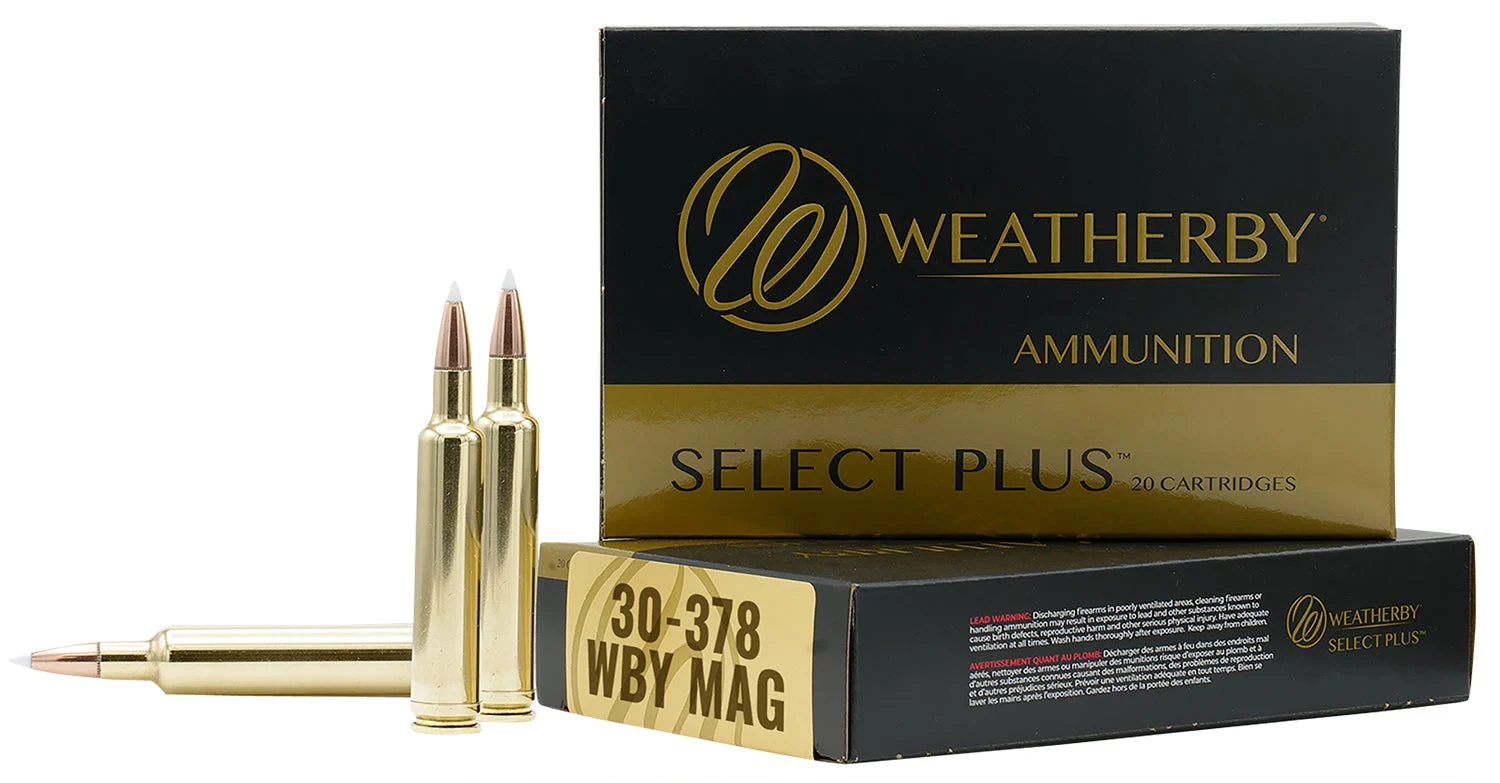 Weatherby H303180IL Select Hornady Interlock180 Grain .30-378 Weatherby Mag