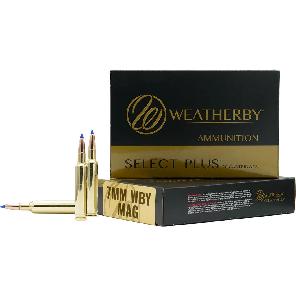 Weatherby M7MM146HCB Select Plus Hammer Custom146 Grain 7mm Weatherby Mag