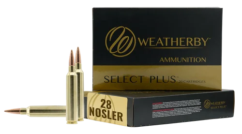 Weatherby Select Plus 28 Nosler 150gr, Hollow Point, 20rd Box