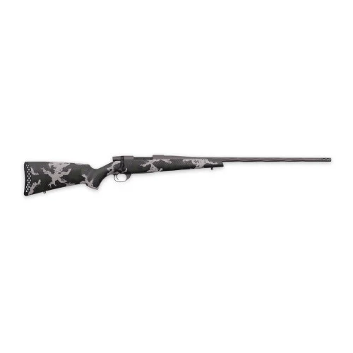 Weatherby Vanguard Talon 7mm PRC, 24" Threaded Barrel, Green/White Sponge Pattern, Black Rec, 3rd