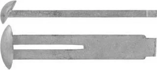 Wedge Key,tiny slanted head, slotted for capture pin,wax cast steel