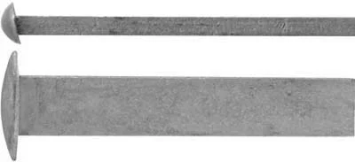 Wedge Key, tiny solid key, slant head, for fullstocks, wax cast steel