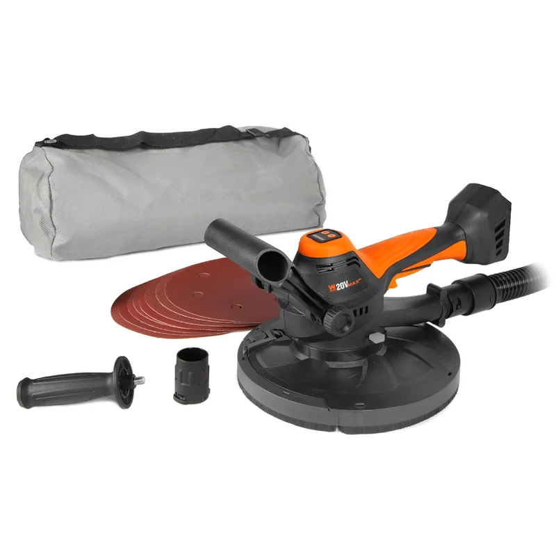 WEN 20408BT 20V Max Brushless Handheld Drywall Sander (Tool OnlyBattery Not Included)