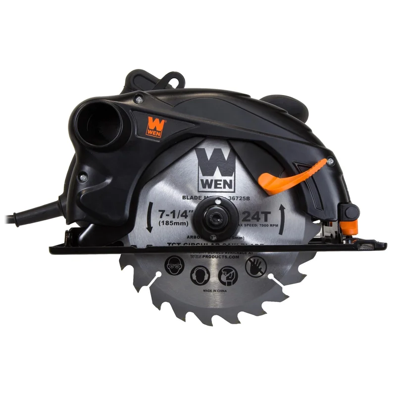 WEN 36725 12A 7-1/4-Inch Sidewinder Circular Saw with 2-1/2-Inch Cutting Depth