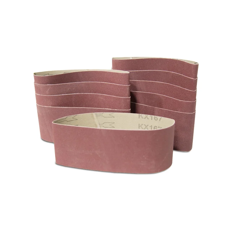 WEN 6321SP60 60-Grit 3 x 21-Inch Sanding Belt Sandpaper (10 Pack)