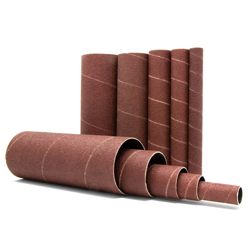 WEN 6535SP80 80-Grit Oscillating Spindle Sandpaper Sanding Sleeves with 5-5/8-Inch Height, 10 Pack