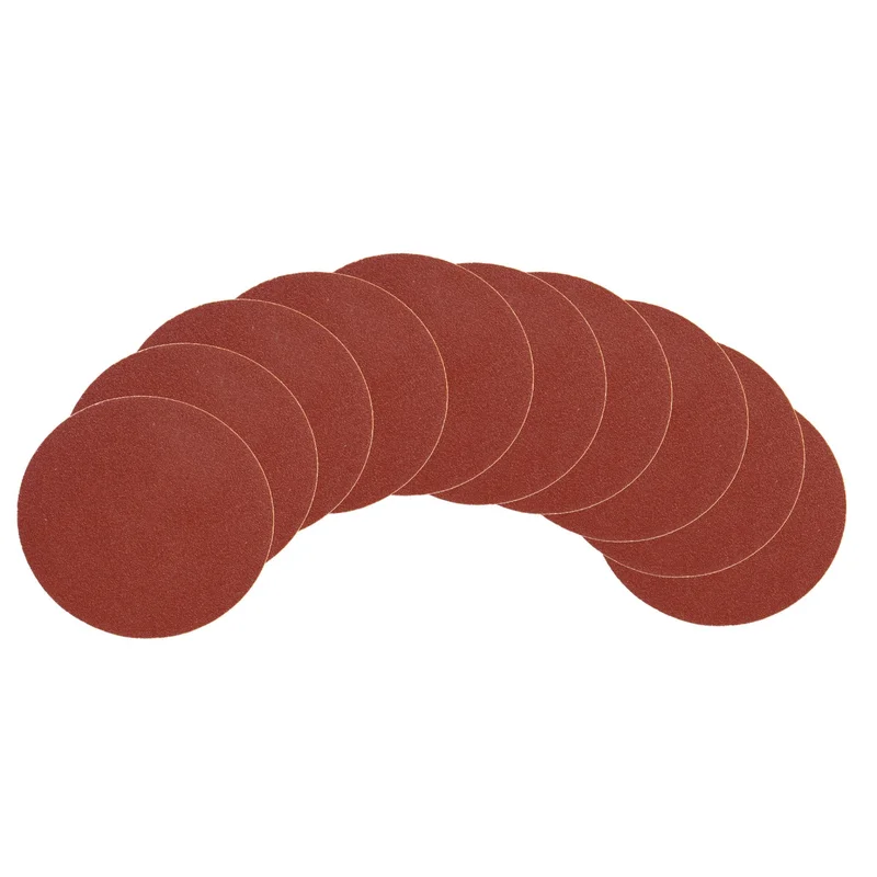 WEN 6SD120 120-Grit Adhesive-Backed 6-Inch Disc Sandpaper, 10 Pack