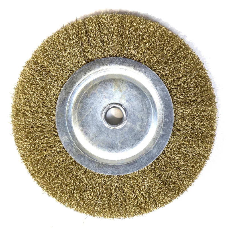WEN 858WW 8-Inch Crimped Benchtop Steel Wire Wheel, 5/8-Inch Arbor, .011-Inch Wire