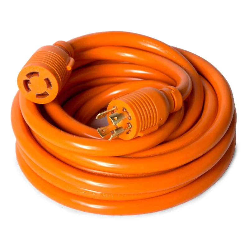WEN PC3025 250V 30-Amp Generator Power Cord for Manual Transfer Switches, 25-Foot, L14-30P to L14-30R