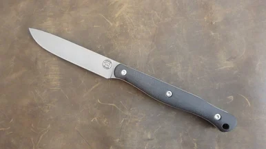 White River Exodus 4 Fixed Blade Knife 3.88in Plain Satin Drop Point WREX4