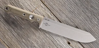 White River Firecraft FC7 Fixed Blade Micarta 7in Plain Kydex Sheath WRFC7L