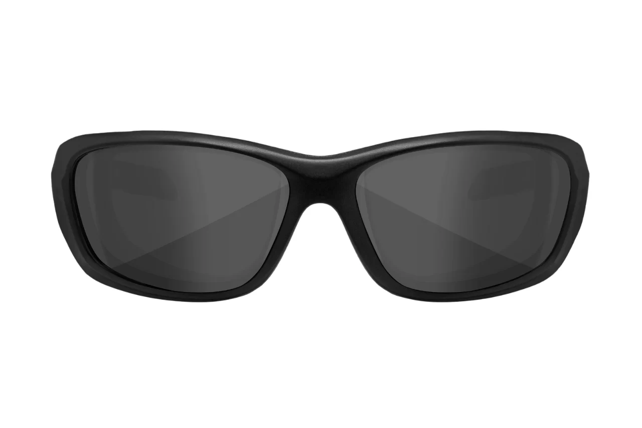 Wiley X Gravity Black Ops Sunglasses, Smoke Grey Lens, Matte Black Frame