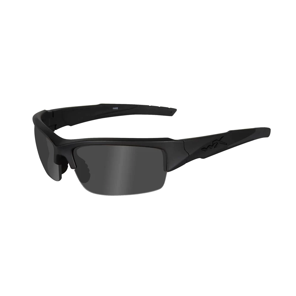 Wiley X Valor Black Ops Sunglasses, Smoke Grey Lens, Matte Black Frame