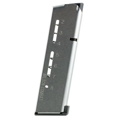 Wilson Combat 500C 1911 Elite Tactical 45 ACP 1911 8rd Silver Detachable