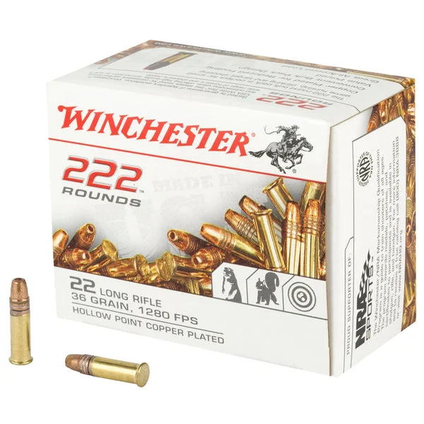 WINCHESTER 22LR 36GR COPPER HP 222RD