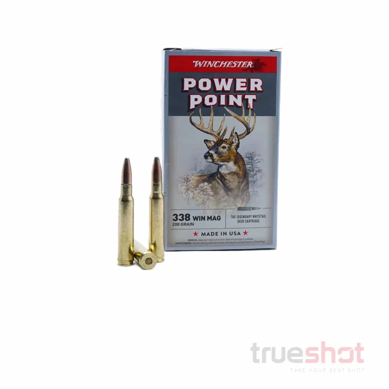 Winchester 338 Win Mag 200 Grain Power-Point – High-Quality Ammunition