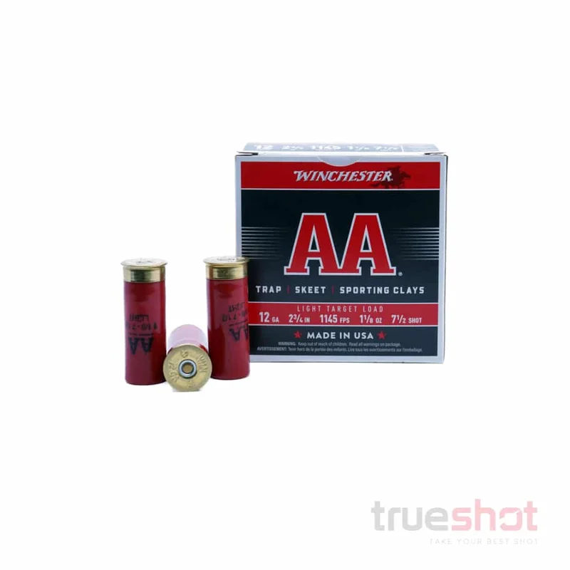Winchester AA 12 Gauge #7.5 Shot 2.75″ 1 oz. 1145 FPS
